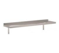 Etagère Inox Murale Avec Console - Profondeur 300 - Combisteel - 600x300 inox G
