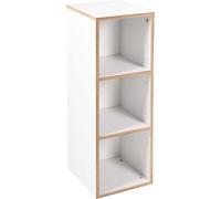 Étagère latérale roba « Finn », adaptée à la commode à langer « Finn », pour chambre de bébé et d'enfant, blanche, en bois