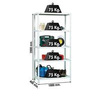 Etagère Légère Avec Vis Advantage Plus 5/400 Blanc Blanc 2000x1000x400 - Simonrack