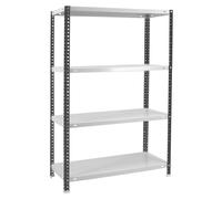 Etagère Légère Avec Vis Comfort Plus 4/500 Antracite/blanc Antracite/blanc 1500x1000x500 - Simonrack
