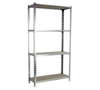 Etagère Légère Sans Vis Maderclick Megaplus 4/500 1500 Galva/bois Galva/bois 1500x1200x500 - Simonrack