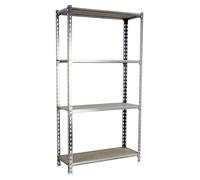 Etagère Légère Sans Vis Maderclick Plus 4/500 1500 Galva/bois Galva/bois 1500x1000x500 - Simonrack