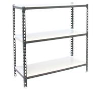 Etagère Légère Sans Vis Simonclick Mini 3/400 900 Antracite/blanc Antracite/blanc 900x800x400 - Simonrack