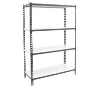 Etagère Légère Sans Vis Simonclick Mini 4/400 1500 Antracite/blanc Antracite/blanc 1500x800x400 - Simonrack