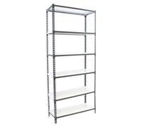 Etagère Légère Sans Vis Simonclick Mini 6/400 Antracite/blanc Antracite/blanc 2500x800x400 - Simonrack