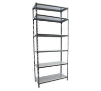 Etagère Légère Sans Vis Simonclick Mini 6/400 Antracite/galva Antracite/galva 2500x800x400 - Simonrack