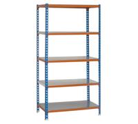 Etagère Légère Sans Vis Simonclick Plus 5/300 Bleu/orang/galva Bleu/orange/galva 2000x1000x300 - Simonrack
