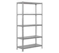Etagère Légère Sans Vis Simonclick Plus 5/400 Gris/galva 2000x1000x400 - Simonrack