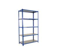 Etagère Légère Sans Vis Simonclick Plus 5/500 Bleu/galva Bleu/galva 2000x1000x500 - Simonrack