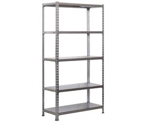 Etagère Légère Sans Vis Simonclick Plus 5/500 Galva/galva Galvanisé 2000x1000x500 - Simonrack