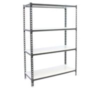 Etagère Légère Sans Vis Simonclick Superplus 4/500 1500 Antracite/blan Antracite/blanc 1500x1100x500 - Simonrack