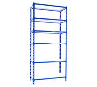 Etagère Légère Sans Vis Simonclick Superplus 6/400 Bleu/blanc Bleu/blanc 2500x1100x400 - Simonrack