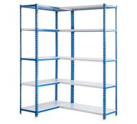 Etagère Légère Sans Vis Simoncorner 2000x1300x300 Bleu/blanc Bleu/blanc 2000x1300x300 - Simonrack