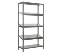 Etagère Légère Sans Vis Simonexpo Plus 5/400-3 Gris Gris 2000x1000x400 - Simonrack