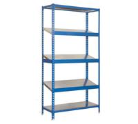 Etagère Légère Sans Vis Simonexpo Plus 5/500-3 Bleu/galva Bleu/galva 2000x1000x500 - Simonrack