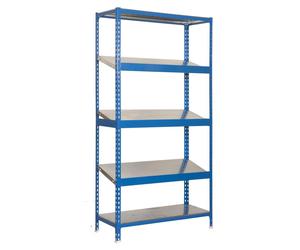 Etagère Légère Sans Vis Simonexpo Plus 5/500-3 Bleu/galva Bleu/galva 2000x1000x500 - Simonrack
