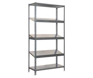Etagère Légère Sans Vis Simonexpo Plus 5/500-3 Gris Gris 2000x1000x500 - Simonrack
