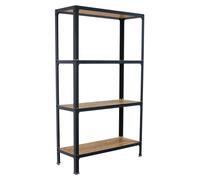 Etagère Légère Sans Vis Simonhome Click Wood Mini 4/300 Antracite/osb Antracite/osb 1600x800x300 - Simonrack