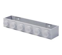 Etagère Lego à poser ou fixer 6 tenons LEGO - Gris