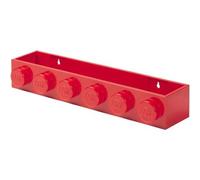 Etagère Lego à poser ou fixer 6 tenons LEGO - Rouge