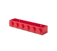 Room Copenhagen Étagère LEGO à poser ou fixer – 6 tenons – Rouge