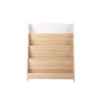 Étagère Livre, Bibliothèque Rangement Bois, 2-en-1 Mini Étagère pour Enfant Garçon et Fille de 1-5 Ans, Basse et Massif, Salon Chambre, Cadeau d'anniversaire pour Enfants, 71*61*30cm--Bois blanc (1pc)