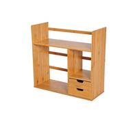 organisateur de bureau HOMCOM Bois 48x20x46cm Marron