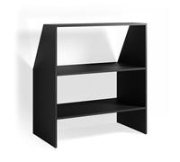 Vicco Étagère mansardée, Anthracite, 90x100cm | pour le rangement de caisses et de livres sous des combles inclinés