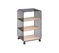 Atmosphera – Étagère Five – Métal/Bois – 3 cases – Noir