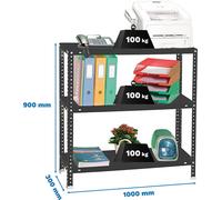 Étagère métallique COMFORT PLUS 3/300 900 ANTHRACITE