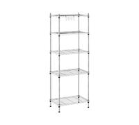Étagère métallique grise - 35 x 55 x 150 cm - 150 kg | Royal Catering
