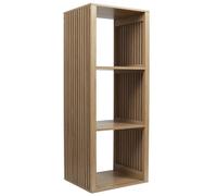 HOME DECO FACTORY – Rangement modulable Klaus 3 cases – Bois MDF – 38,5×99×32 cm – Marron