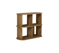 Home Deco Factory Étagère modulable Heritage 4 cases 78 cm Bois marron