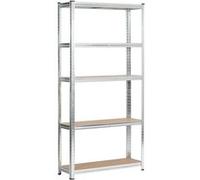 Akord Étagère Métallique Argent 90X30X180
