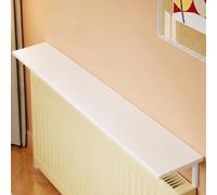 Étagère multifonction au-dessus du radiateur, étagère décorative pour radiateur - Facile à nettoyer, pas d'oscillation, pour les maisons louées, les rénovations rapides de la pièce et l'installation