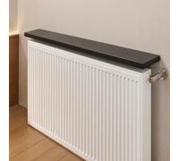 Étagère multifonction au-dessus du radiateur, housse de chauffage en bois anti-poussière et fumée, excellente capacité de charge, pas d'oscillation, pour ranger des articles tels que des photos, des