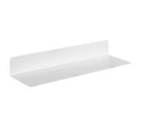 Etagère murale 1 tablette en métal - L.50cm x H.7cm - Blanc