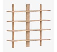 Étagère murale ¿¿120 cm en bois d'acacia Erisu Acacia Rustique Marron