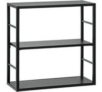 Étagère Murale 2 Niveaux "Switch III" 60cm Noir Noir G