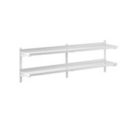 Étagère murale - 2 tablettes - 30 x 200 cm | Royal Catering