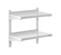 Étagère murale - 2 tablettes - 30 x 60 cm | Royal Catering