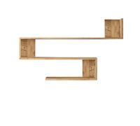 Etagère murale 3 tablettes Oscillia en bois - Beige