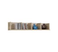 Etagère murale 4 compartiments 92x17x16,50 cm chêne