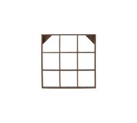 Étagère murale 53x53 cm en bois de récupération marron Tilo