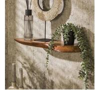 Etagère murale 60x20x4 cm en bois d'acacia massif - AIKI