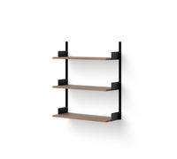 Etagère Murale 900 Noyer & Noir