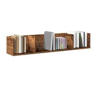 Étagère Murale à CD Rangement Salon Chêne Sonoma Bois d’Ingénierie vidaXL