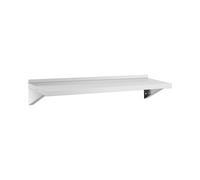 Étagère murale - acier inoxydable - 120 x 40 cm - jusqu'à 30 kg - Royal Catering
