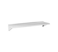 Étagère murale - acier inoxydable - 150 x 40 cm - jusqu'à 30 kg - Royal Catering