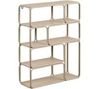 Étagère murale ALTOBUY LACIA en métal laqué beige 48x18xH64cm Beige